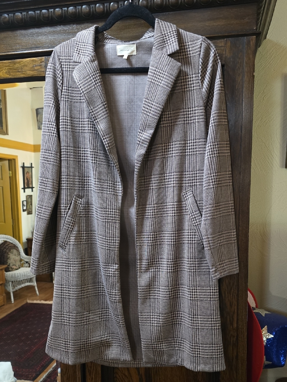 Plaid Long Jacket